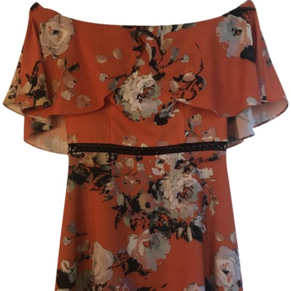 A.B.S Floral Off Shoulder Dress